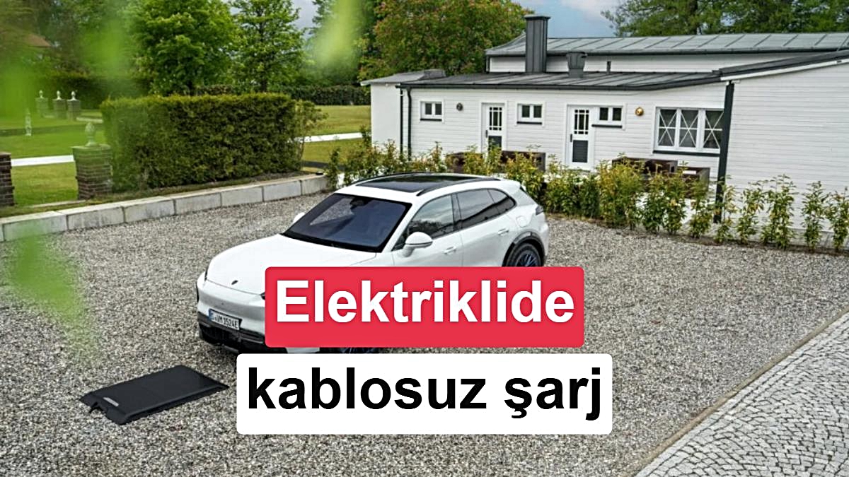 Porsche, elektrikli Cayenne için kablosuz şarjı Avrupa'da sunuyor