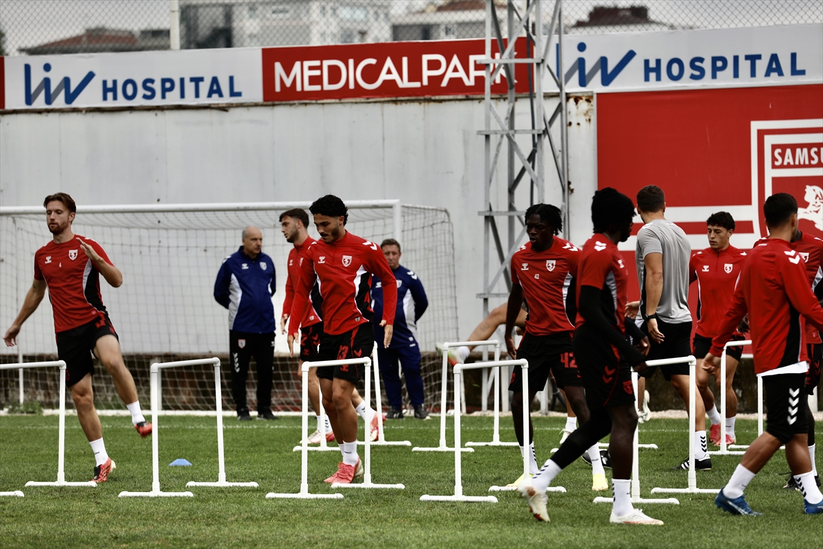 Samsunspor, Erzurumspor FK maçının hazırlıklarına devam etti
