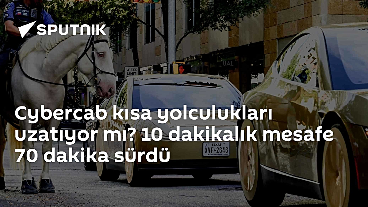 Tesla Cybercab, 10 dakikalık yolculuğu 70 dakikaya çıkardı
