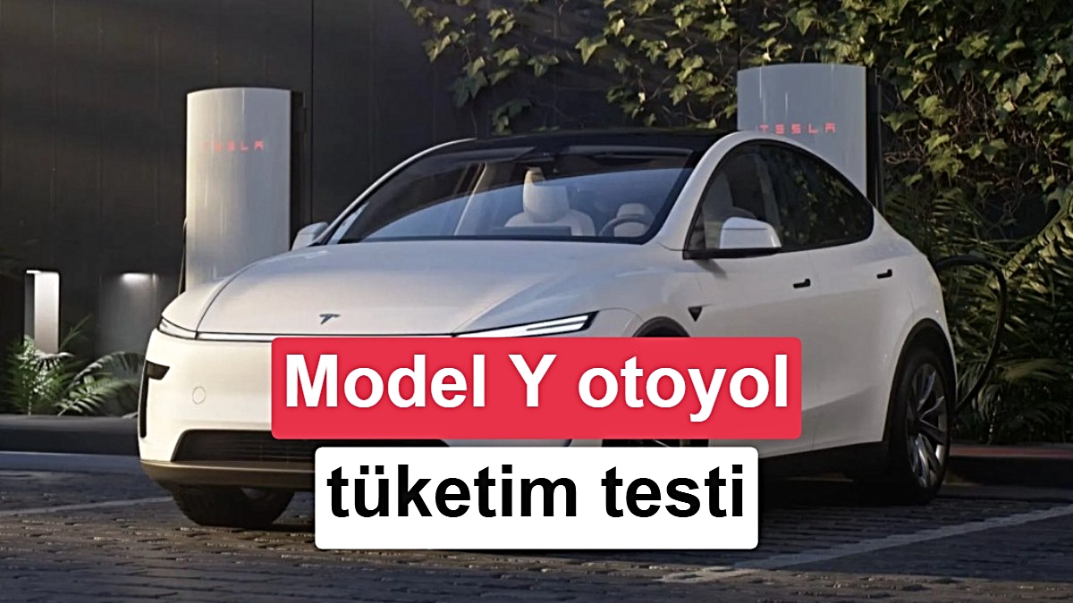 Tesla Model Y Juniper LR AWD için otoyol tüketim testi