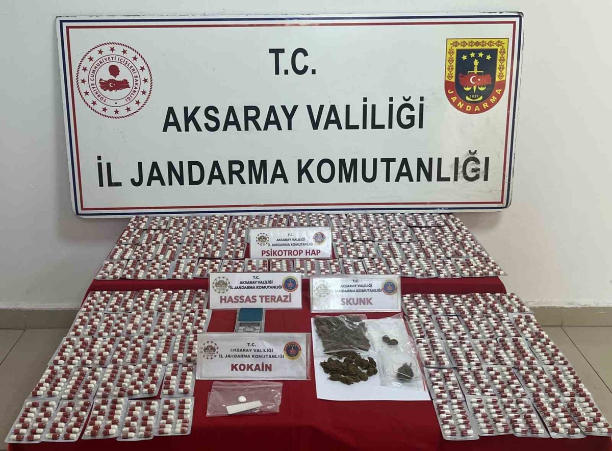 Uyuşturucu sevkiyatına Aksaray jandarmasından darbe: 2 tutuklama