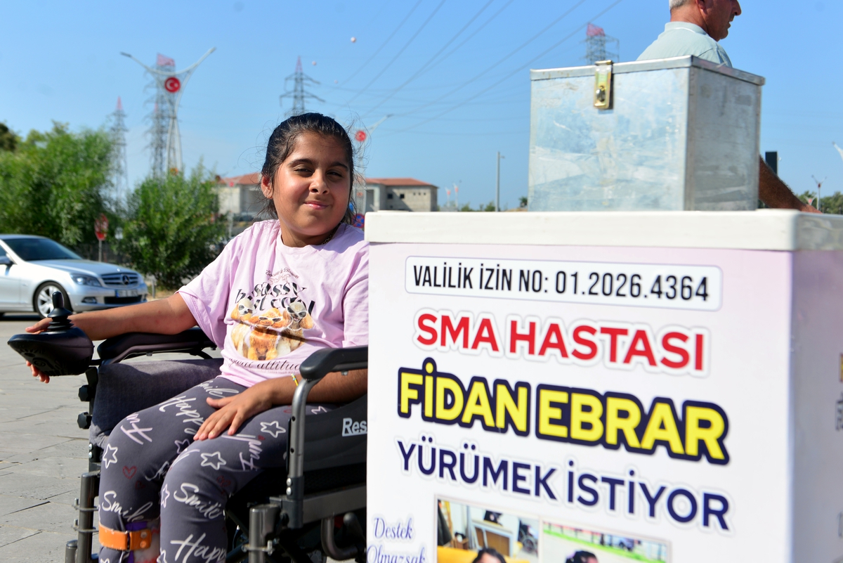 Yardım kumbarasındaki parası çalınan SMA’lı Fidan Ebrar: Hayallerimi çaldılar