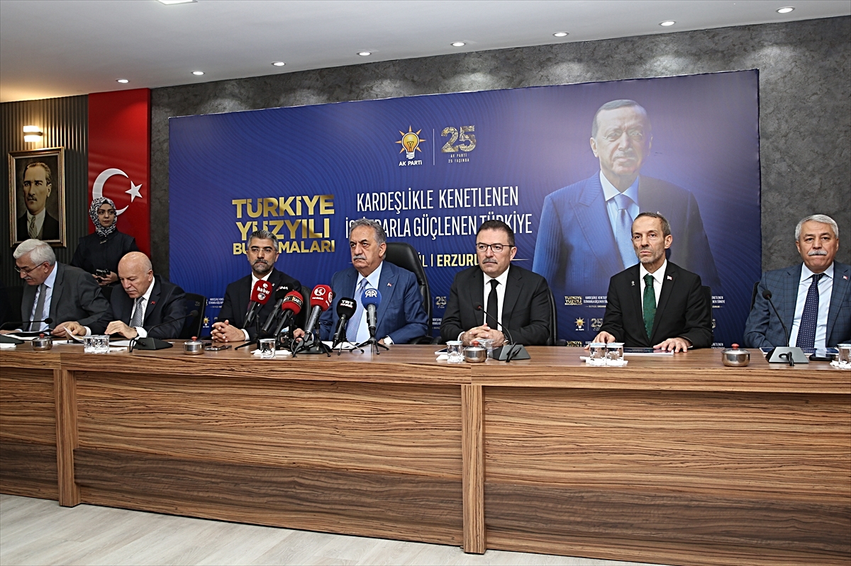 AK Parti Genel Başkan Yardımcısı Yazıcı, Erzurum’da konuştu: