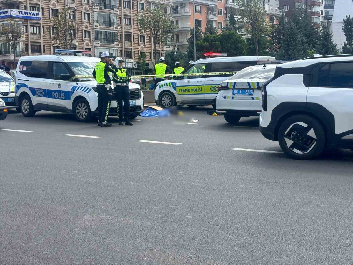 Ankara’da aracın çarptığı yaya hayatını kaybetti