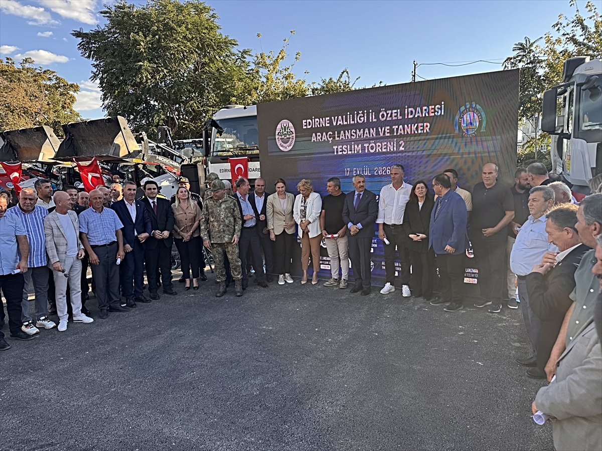 Edirne'de yangınlara ilk müdahale için köylere su tankeri desteği