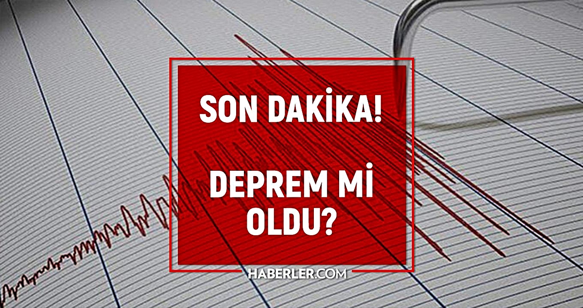 İzmir’de deprem mi oldu, 18 Eyül Cuma İzmir’de nerede, saat kaçta, kaç şiddetinde deprem oldu?
