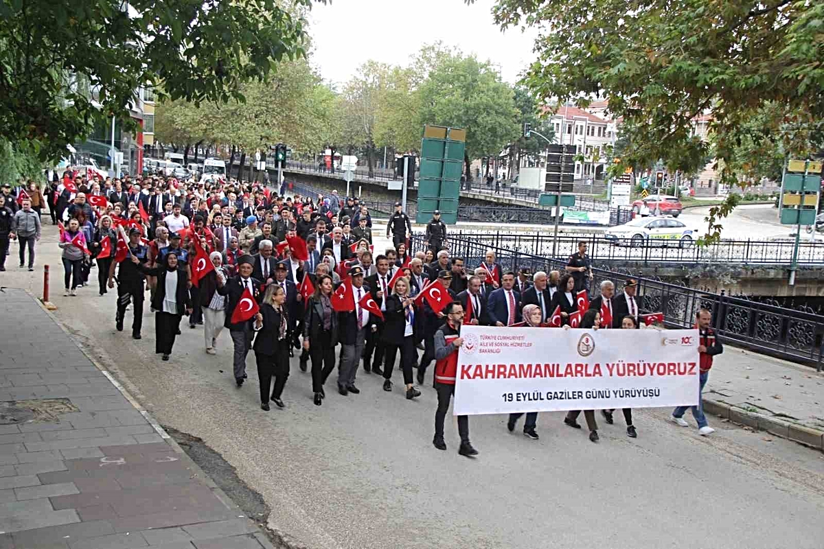 Kastamonu’da ’Gaziler Günü’ne özel yürüyüş