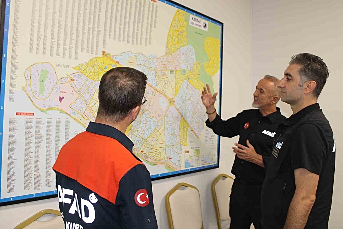 Kayseri AFAD muhtemel İstanbul depremine karşı Kartal’da hazırlık yaptı