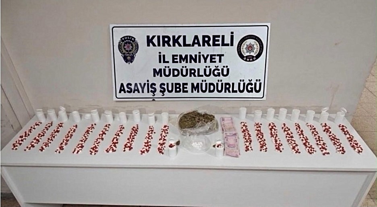 Lüleburgaz’da sırt çantasından uyuşturucu çıkan şahıs tutuklandı