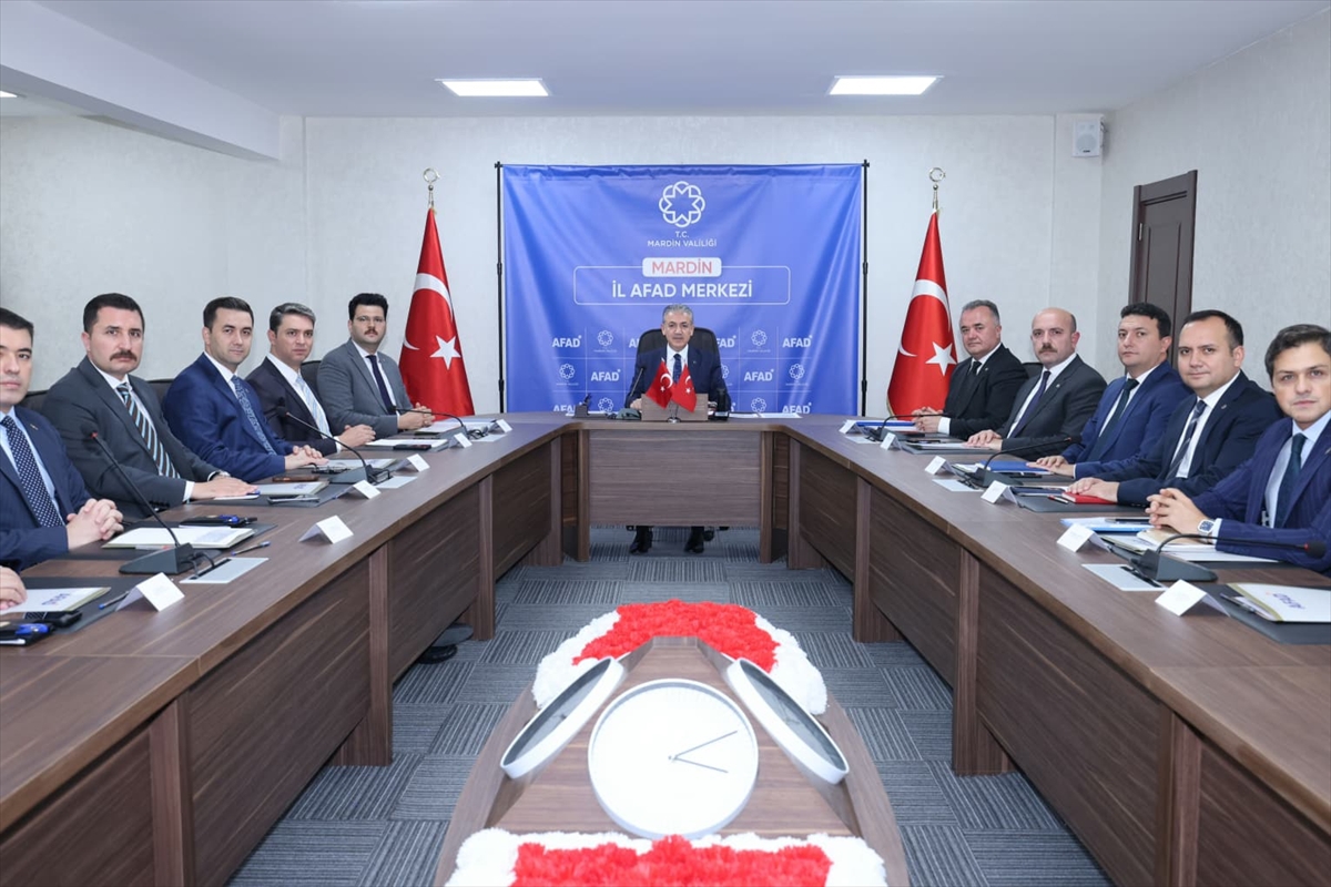 Mardin'de İl Afet Risk Azaltma Planı Bilgilendirme Toplantısı yapıldı