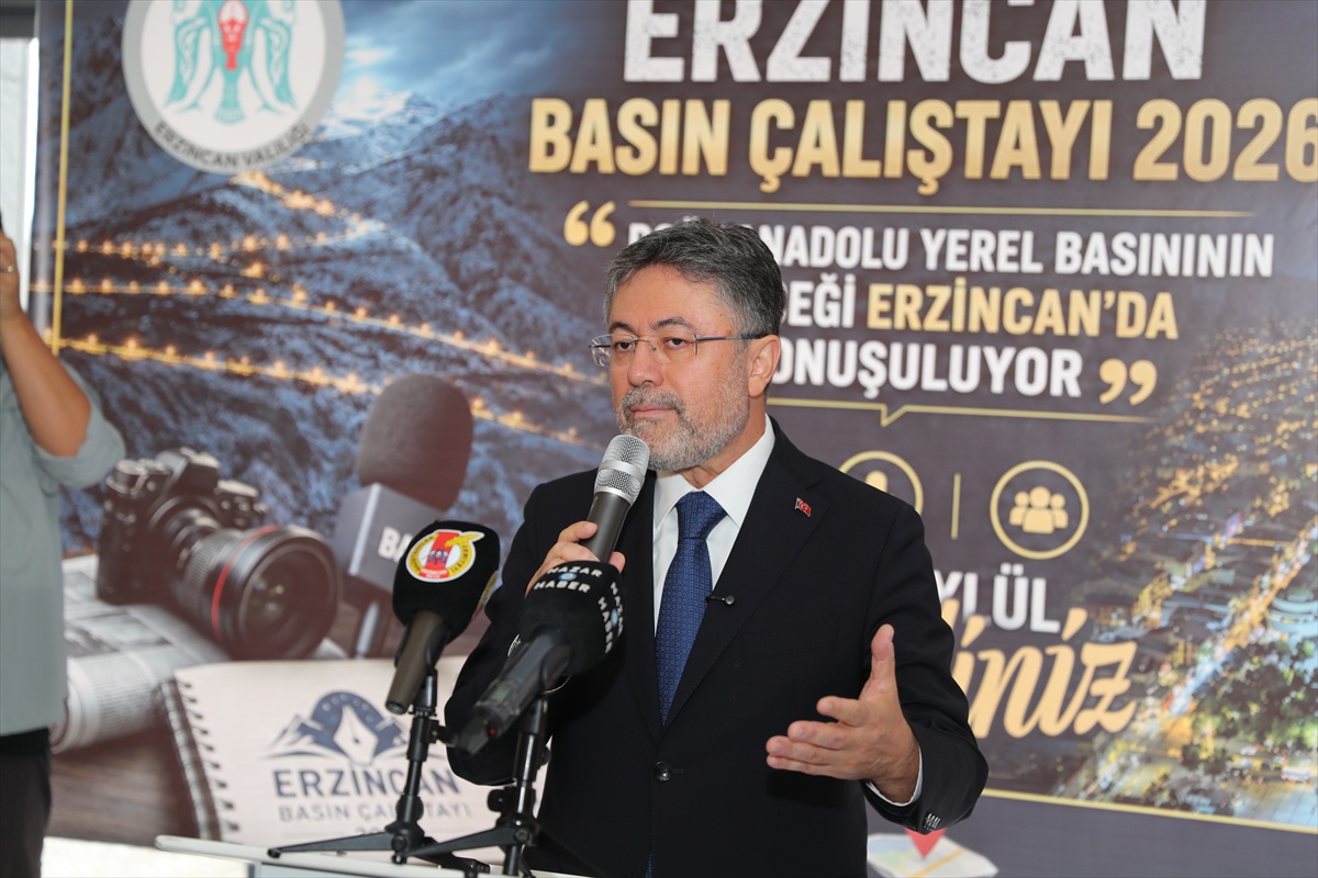 Tarım ve Orman Bakanı Yumaklı, “Erzincan Basın Çalıştayı 2026″da konuştu: