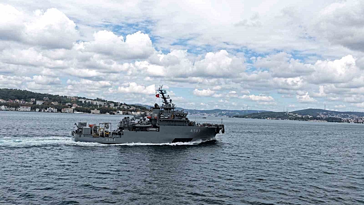 'TCG Işın' gemisi İstanbul’da