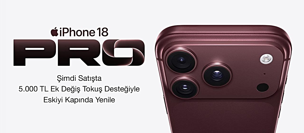 Yeni iPhone 18 Pro Modelleri Hepsiburada’da Satışta