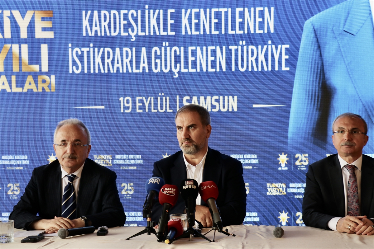 AK Parti Genel Başkan Yardımcısı Şen, Samsun'da konuştu: