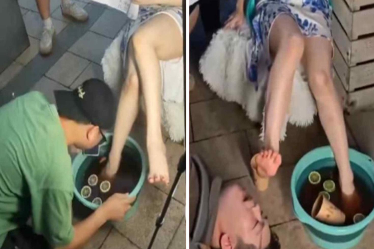 ‘Ayak suyunu’ içmek için kuyruğa girdiler! Bardağı 364 liradan kapış kapış gitti