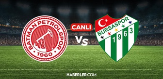 Batman Petrol Bursaspor CANLI nereden izlenir? Batman Petrol Bursaspor maçı hangi kanalda, nereden izlenir?