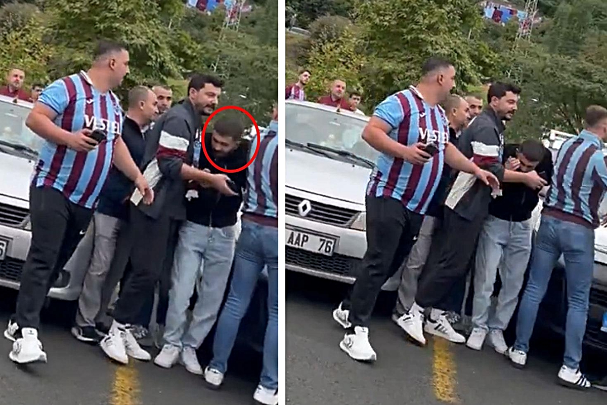 Galatasaray formalı taraftara Trabzon'da saldırı