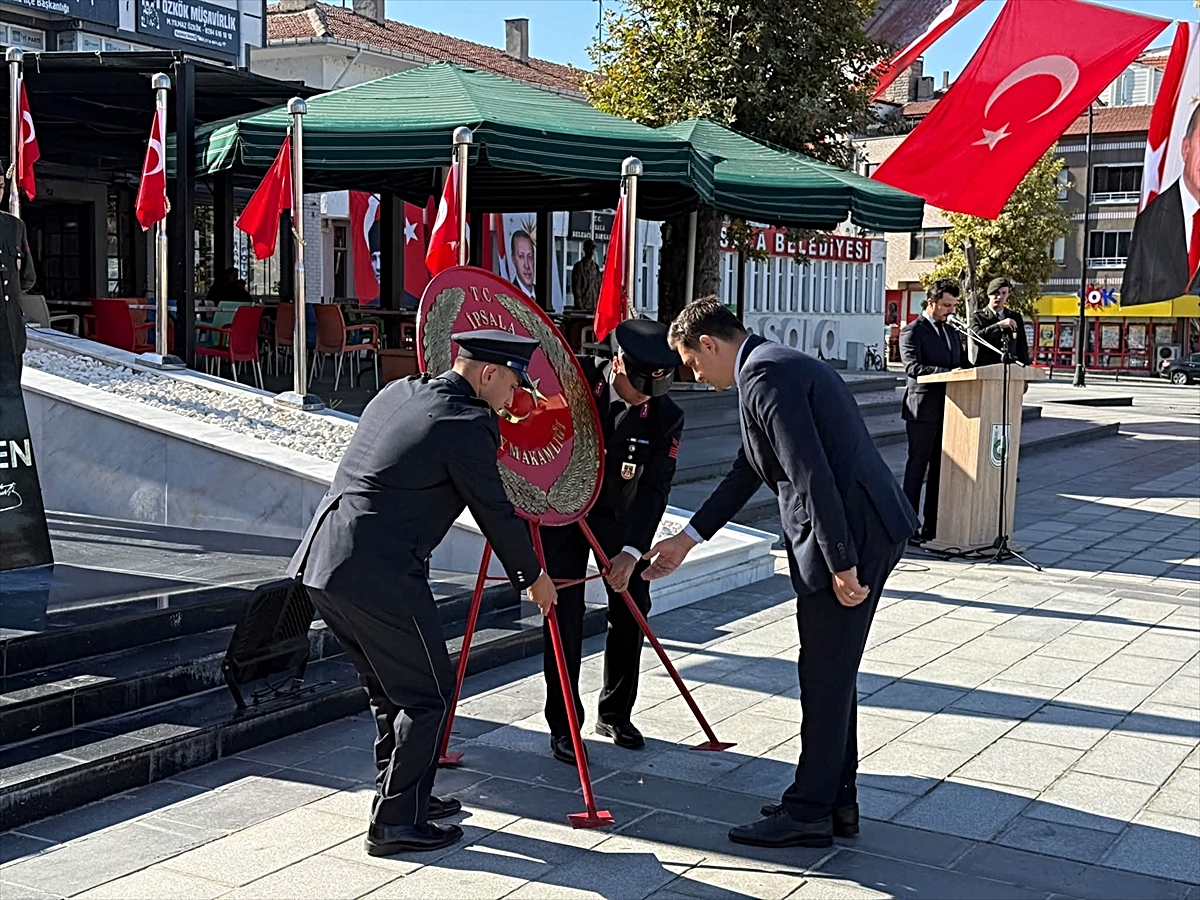 İpsala'da 19 Eylül Gaziler Günü nedeniyle tören düzenlendi
