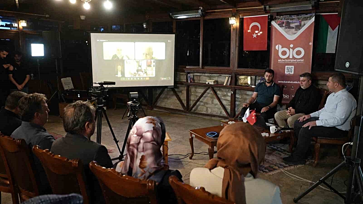 KBÜ’de 'Gazze’de Üniversite Olmak' paneli düzenlendi