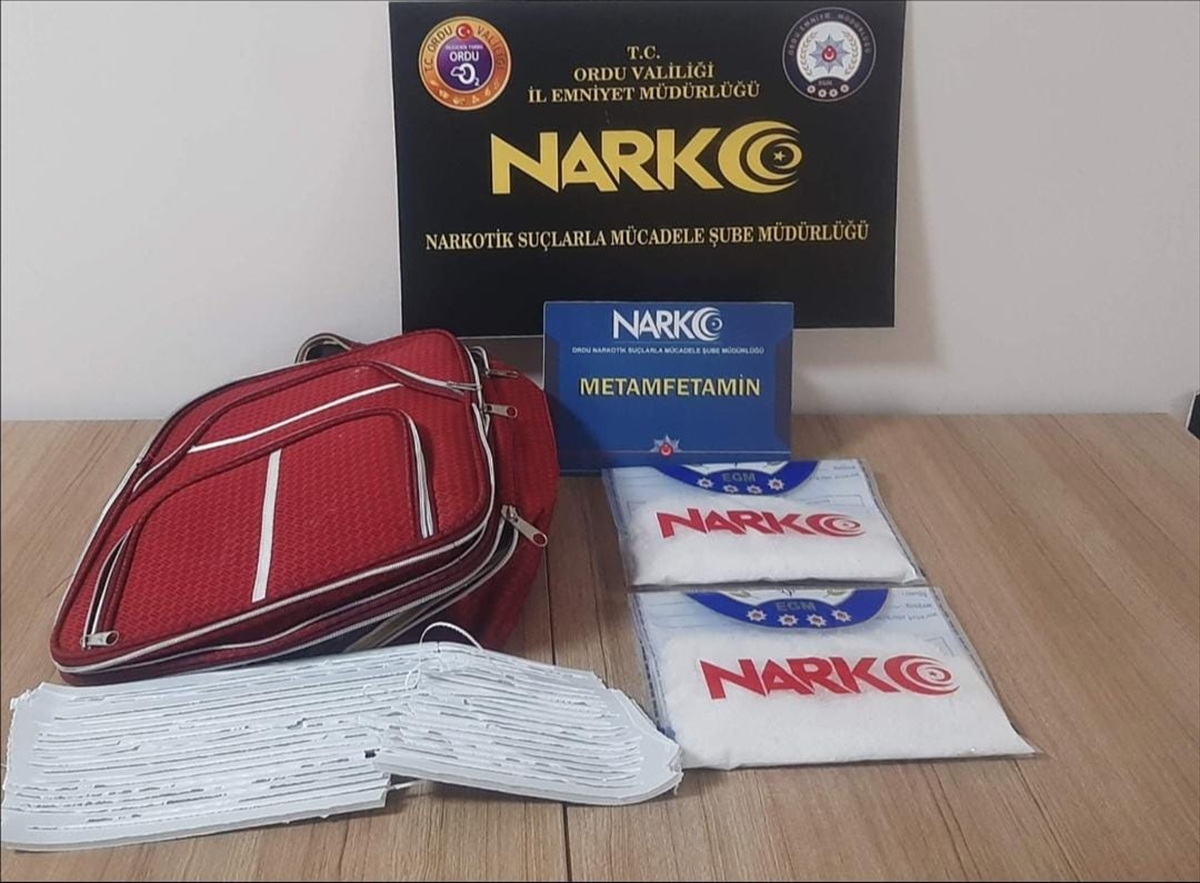 Ordu'da operasyonda 935 gram sentetik uyuşturucu ele geçirildi, 2 şüpheli tutuklandı