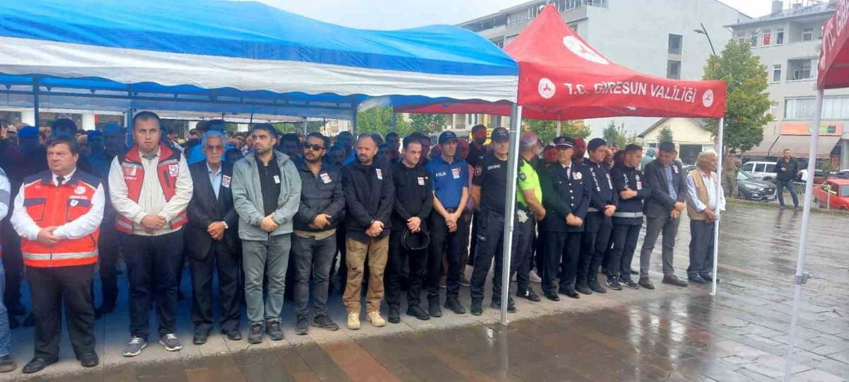 Şehit polis memuru ilk görev yeri Giresun’da son yolculuğuna uğurlandı