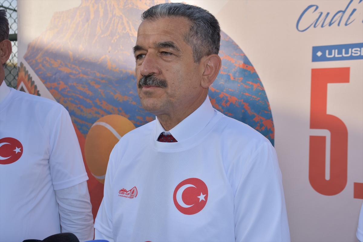 Şırnak'ta 5. Uluslararası Cudi Cup Tenis Turnuvası'na 6 ülkeden 73 sporcu katılacak