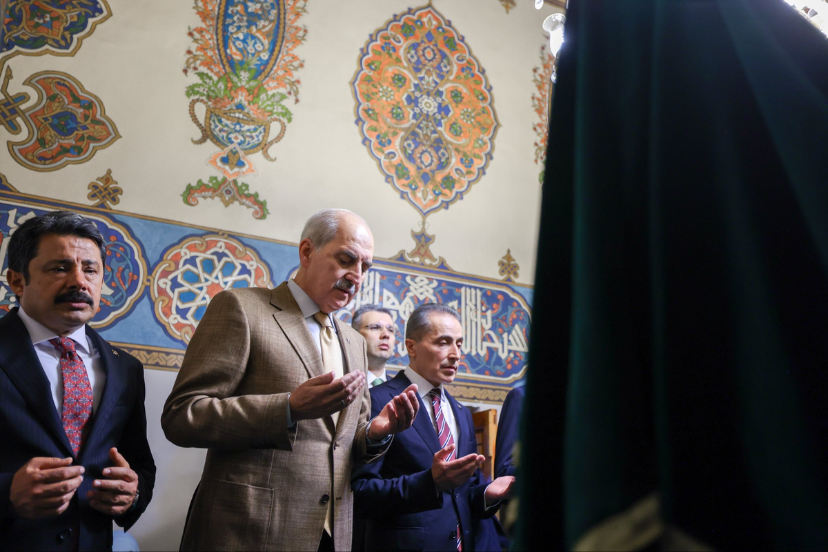 TBMM Başkanı Kurtulmuş, Hacıbektaş'ta Hacı Bektaş-ı Veli'yi rahmetle andı