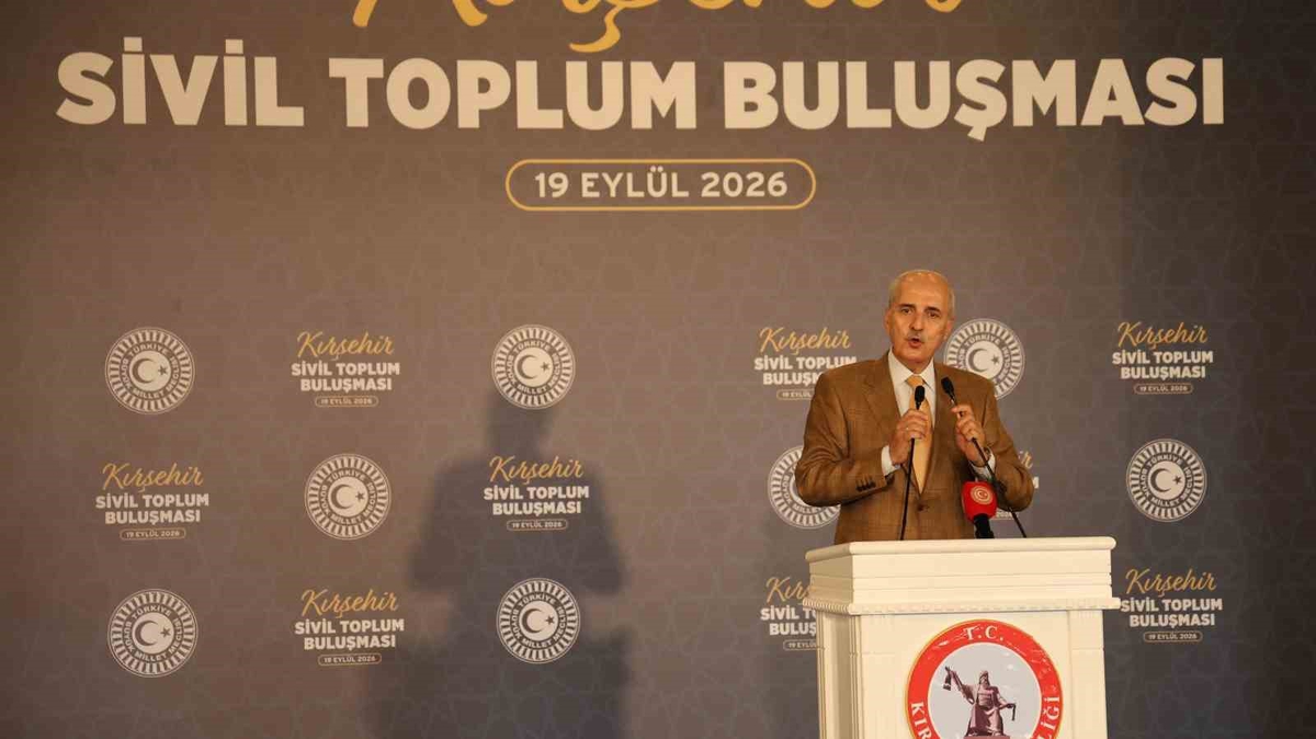 TBMM Başkanı Kurtulmuş Kırşehir'de konuştu, barış yolunda geri dönüş yok dedi