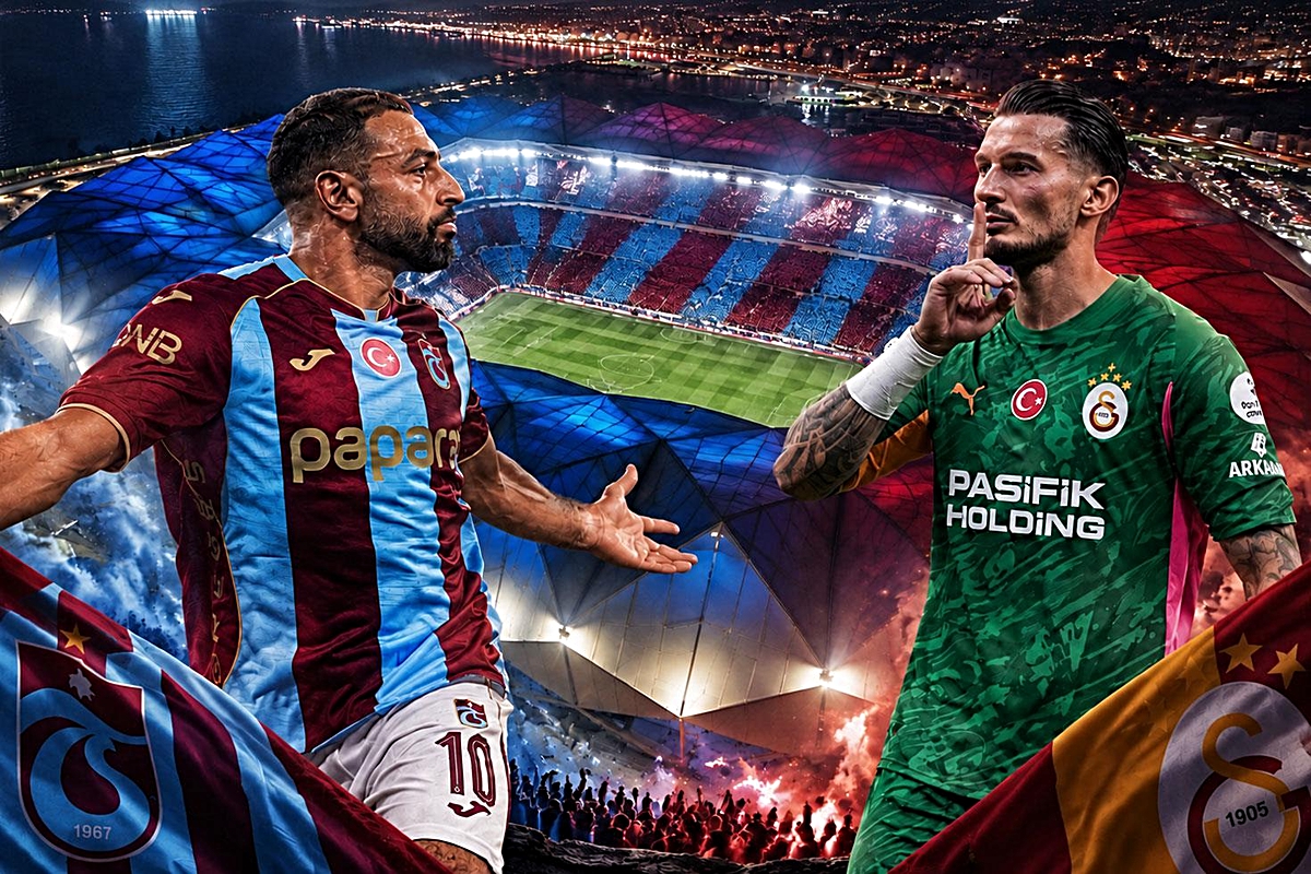 Trabzonspor-Galatasaray derbisinin ilk 11'leri belli oldu