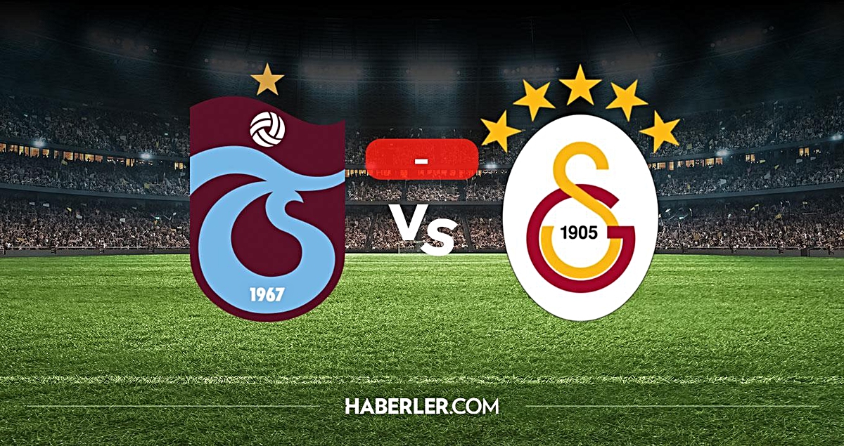 Trabzonspor Galatasaray maçı kaç kaç? CANLI MAÇ ANLATIMI Trabzonspor Galatasaray golleri kim attı, dakika kaç?