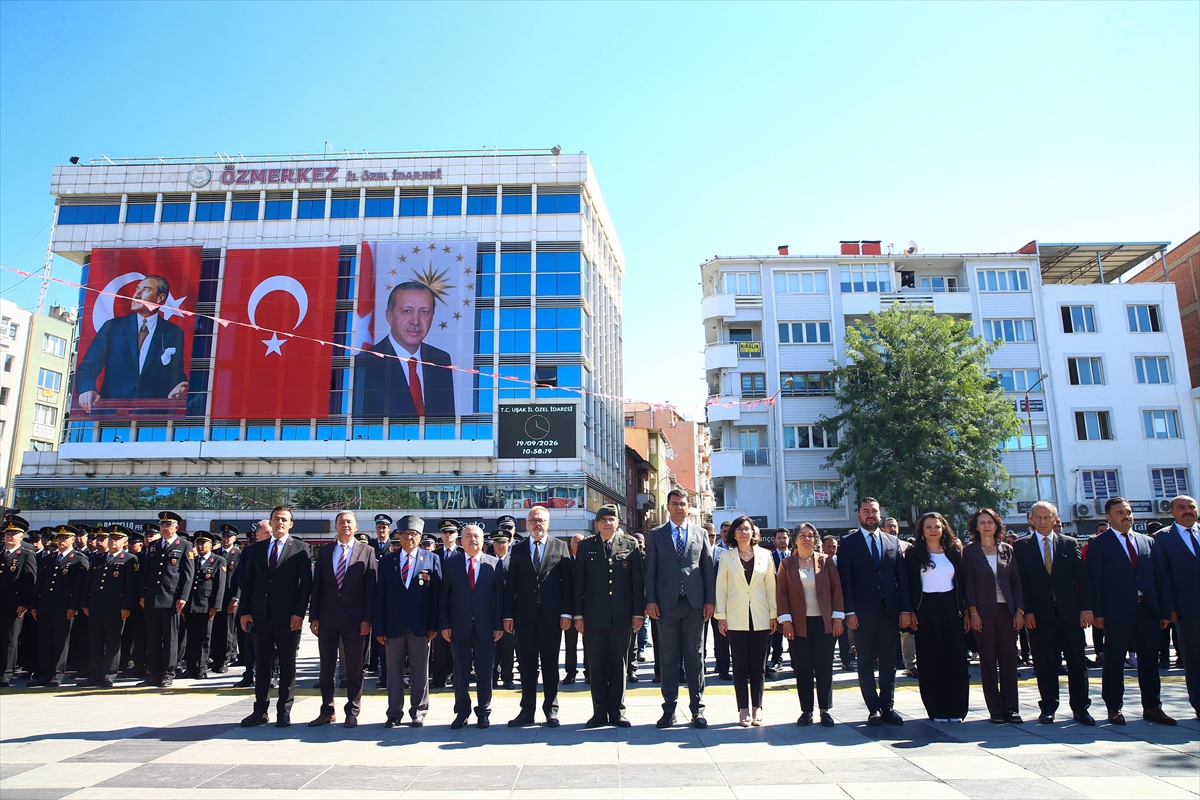 Uşak'ta 19 Eylül Gaziler Günü kutlandı