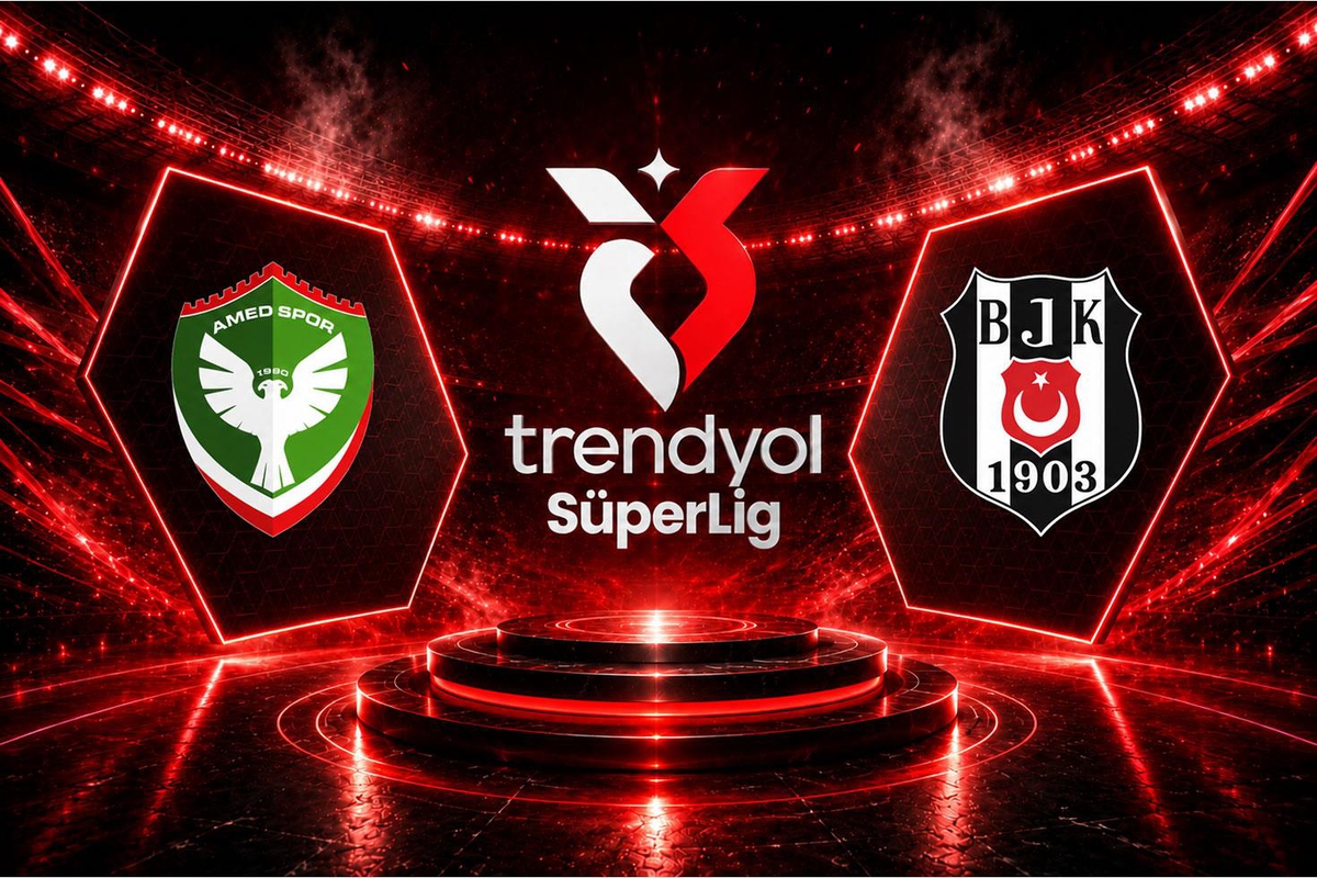 Amedspor-Beşiktaş maçının ilk 11'leri belli oldu