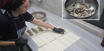 Ne pilav ne de tava... Ordu'da hamsili simit yapıldı
