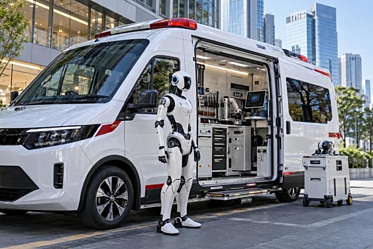 Japonya'dan dünyada bir ilk! Arızalanan robotlar için özel ambulans