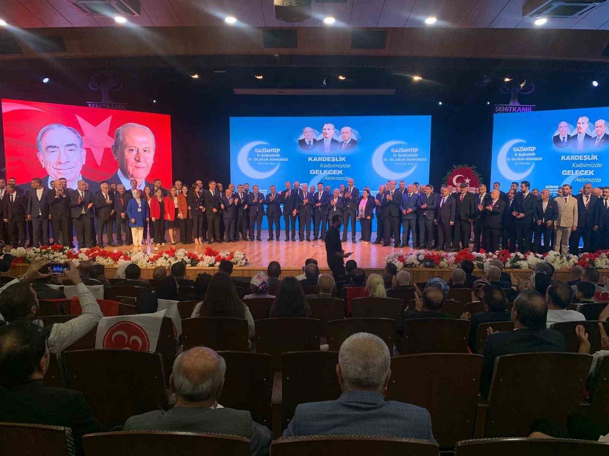 MHP Gaziantep İl Kongresi yapıldı: Mehmet Sait Kılıç başkan seçildi