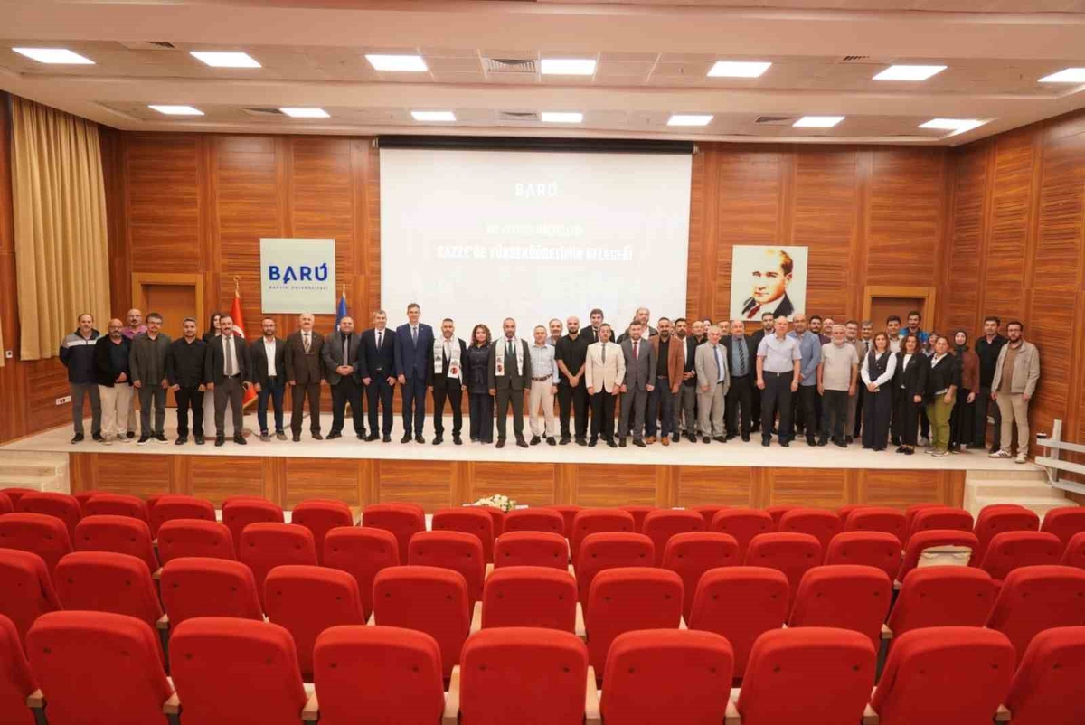YÖK öncülüğünde BARÜ Bilim Kafe'de Gazze'de eğitimin yok edilmesi konuşuldu