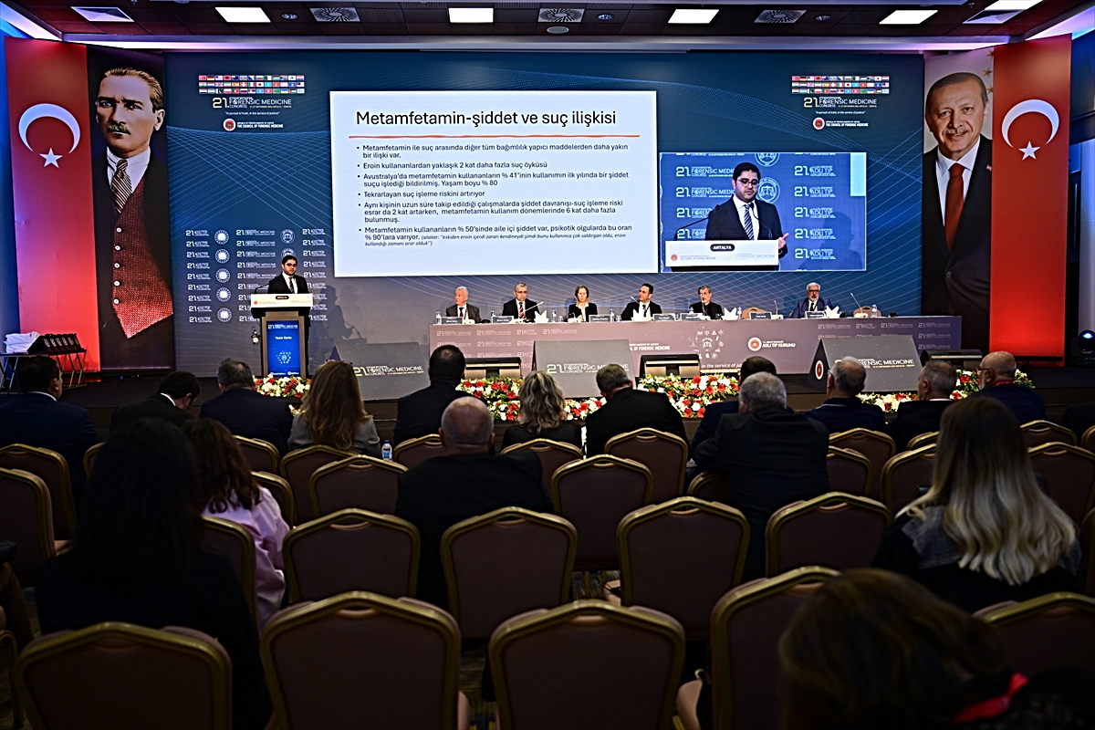 Antalya'da 21. Adli Tıp Günleri'nde 40 ülkeden katılımla ilk gün oturumları sona erdi