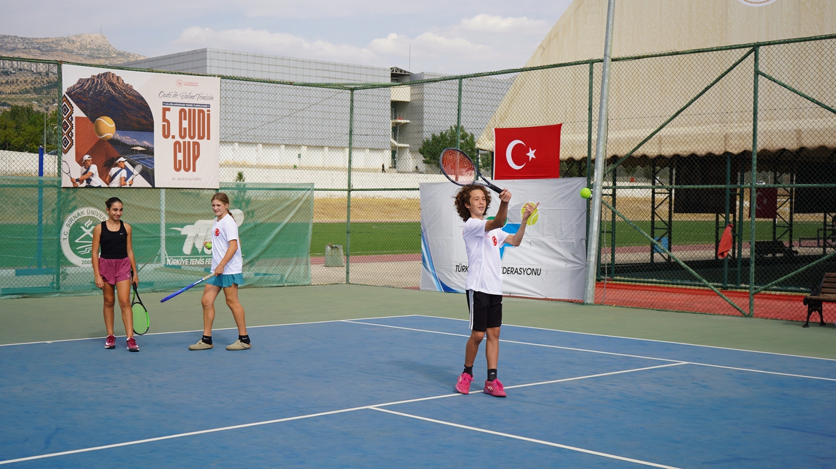 Cudi Cup Tenis Turnuvası, Şırnak'ta 5'inci kez 5 ülkeden 61 sporcuyla başladı