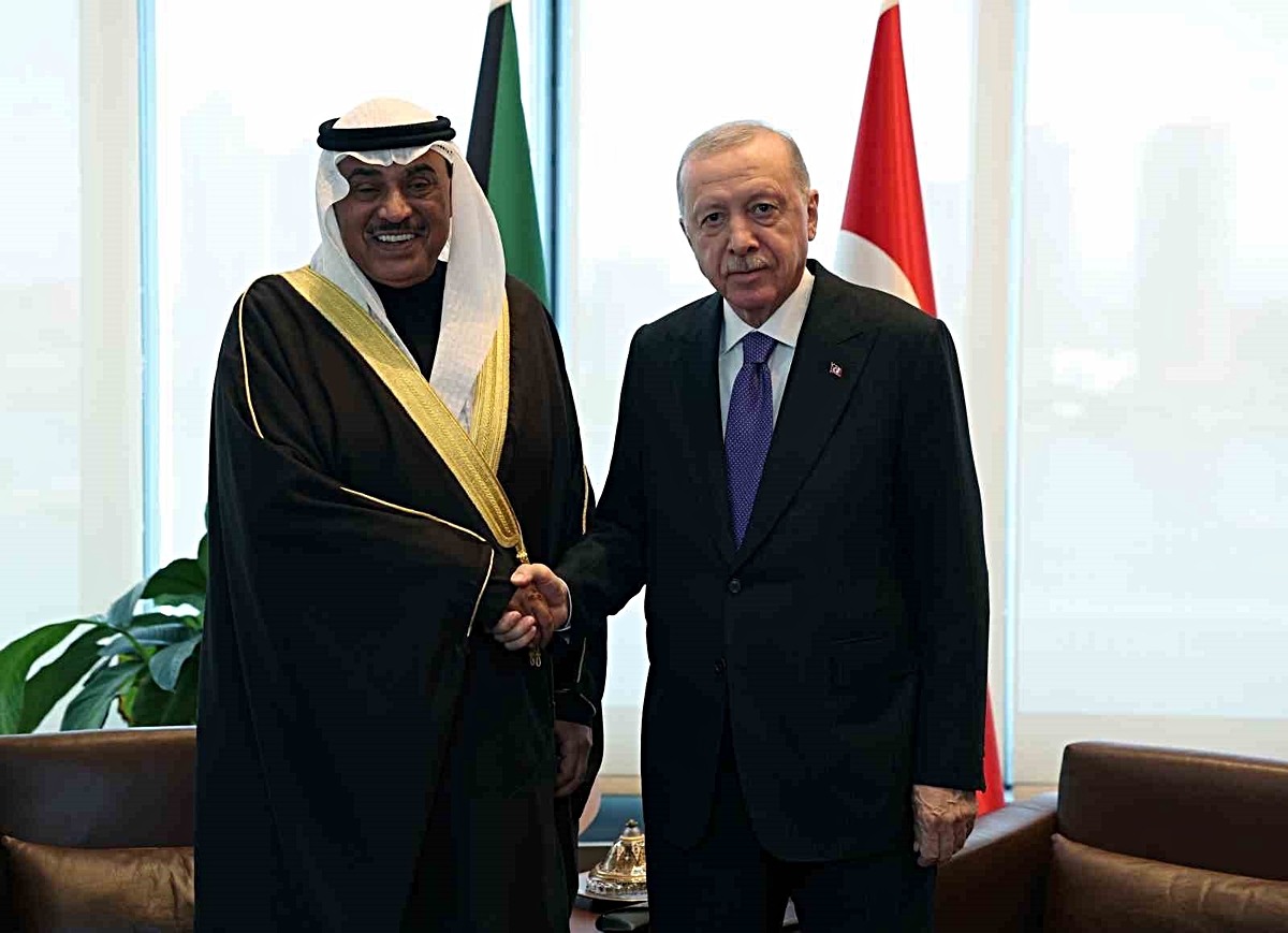 Cumhurbaşkanı Erdoğan, Kuveyt Veliaht Prensi Al-Sabah ile görüştü