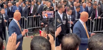Erdoğan New York'ta bariyerleri kaldırttı, vatandaşlarla sohbet etti