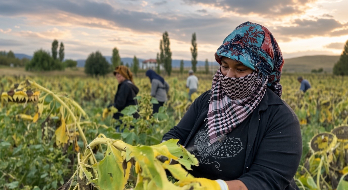 Erzincan Çayırlı’da 20 bin dekarda ayçiçeği hasadı başladı, kuraklık verimi etkiledi