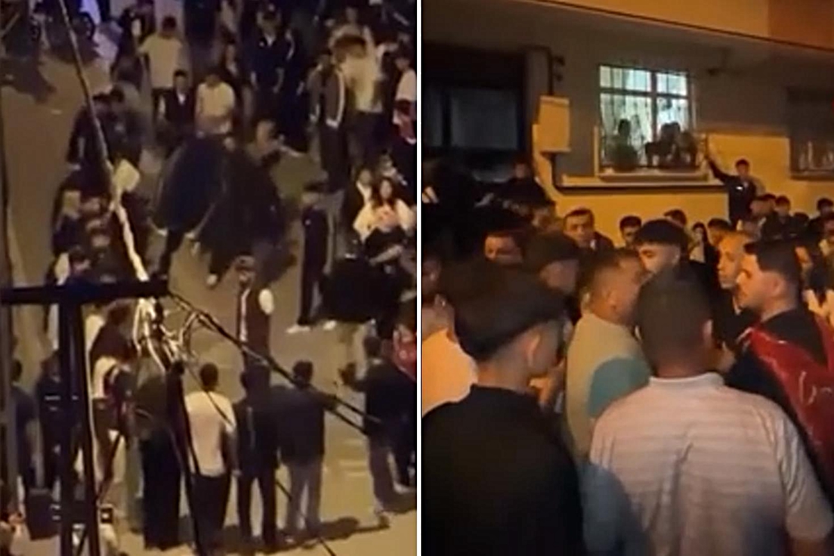 Asker eğlencesinde kan aktı! Halayda el eleyken yumruk yumruğa geldiler