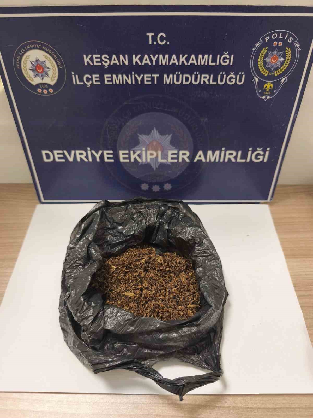 Keşan'da polisin iki uygulamasında 46,29 gram uyuşturucu ele geçirildi