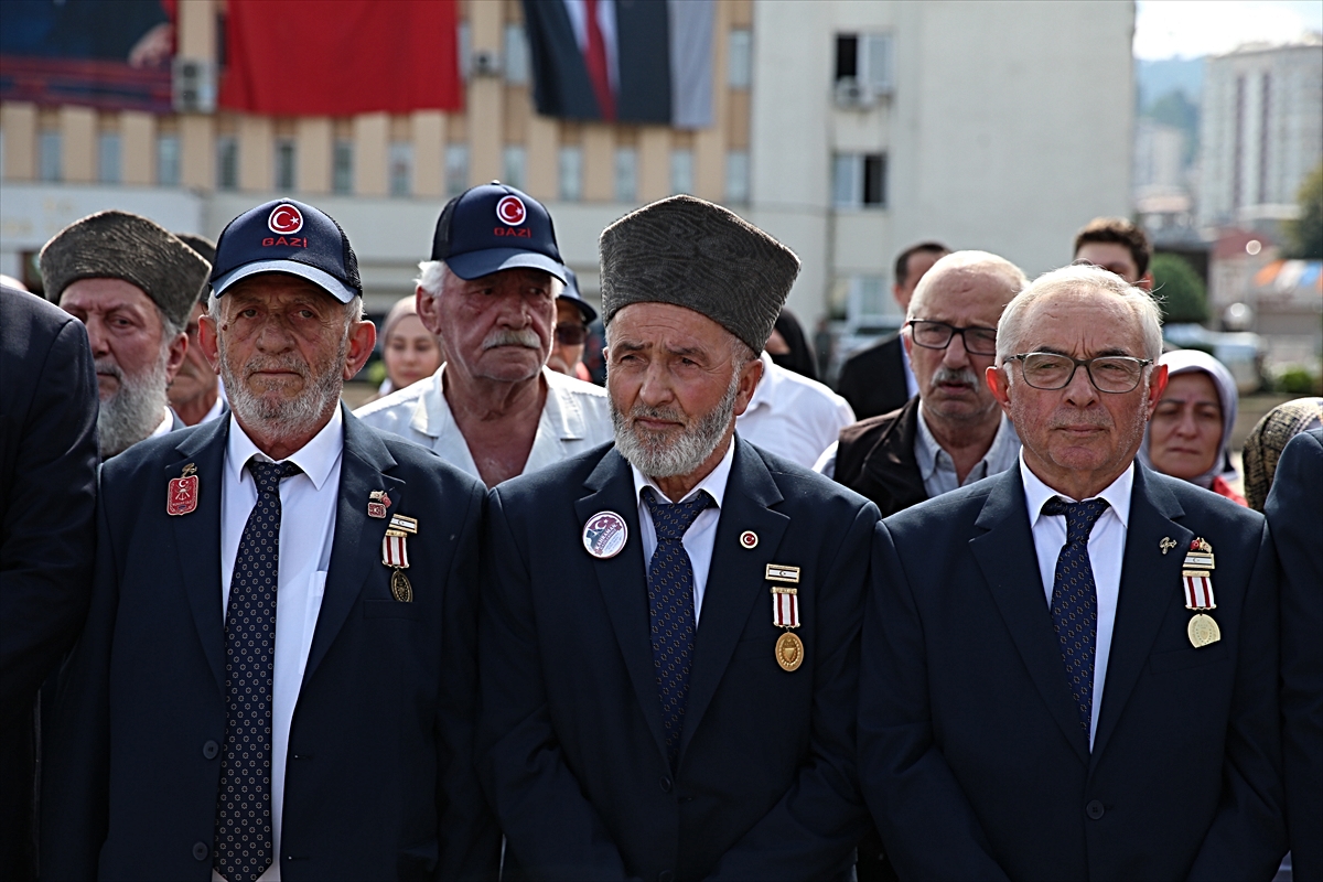 Rize'de Gaziler Günü törenle kutlandı