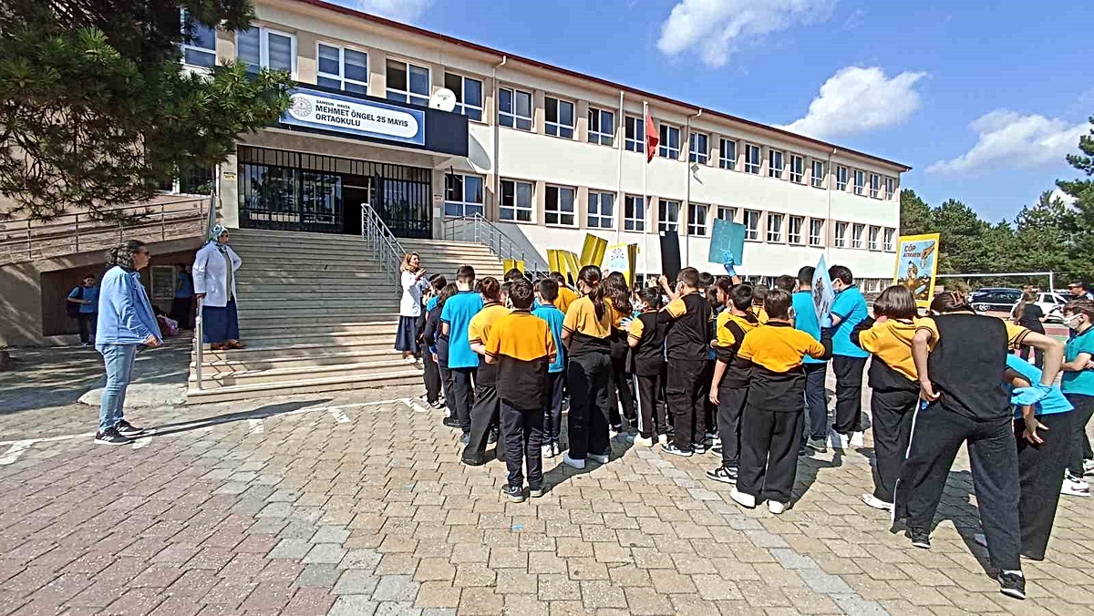 Samsun Havza'da Mehmet Öngel 25 Mayıs Ortaokulunda çevre bilinci çalışması yapıldı