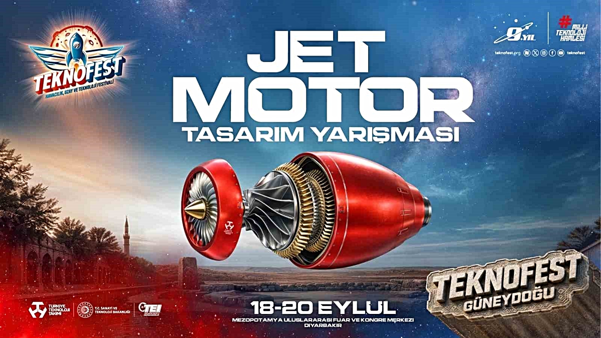 TEI yürütücülüğündeki Jet Motor Tasarım Yarışması Diyarbakır finaliyle sona erdi