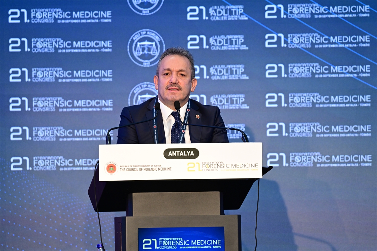 Uluslararası 21. Adli Tıp Günleri'ne 41 ülkeden yaklaşık 1150 kişi katıldı