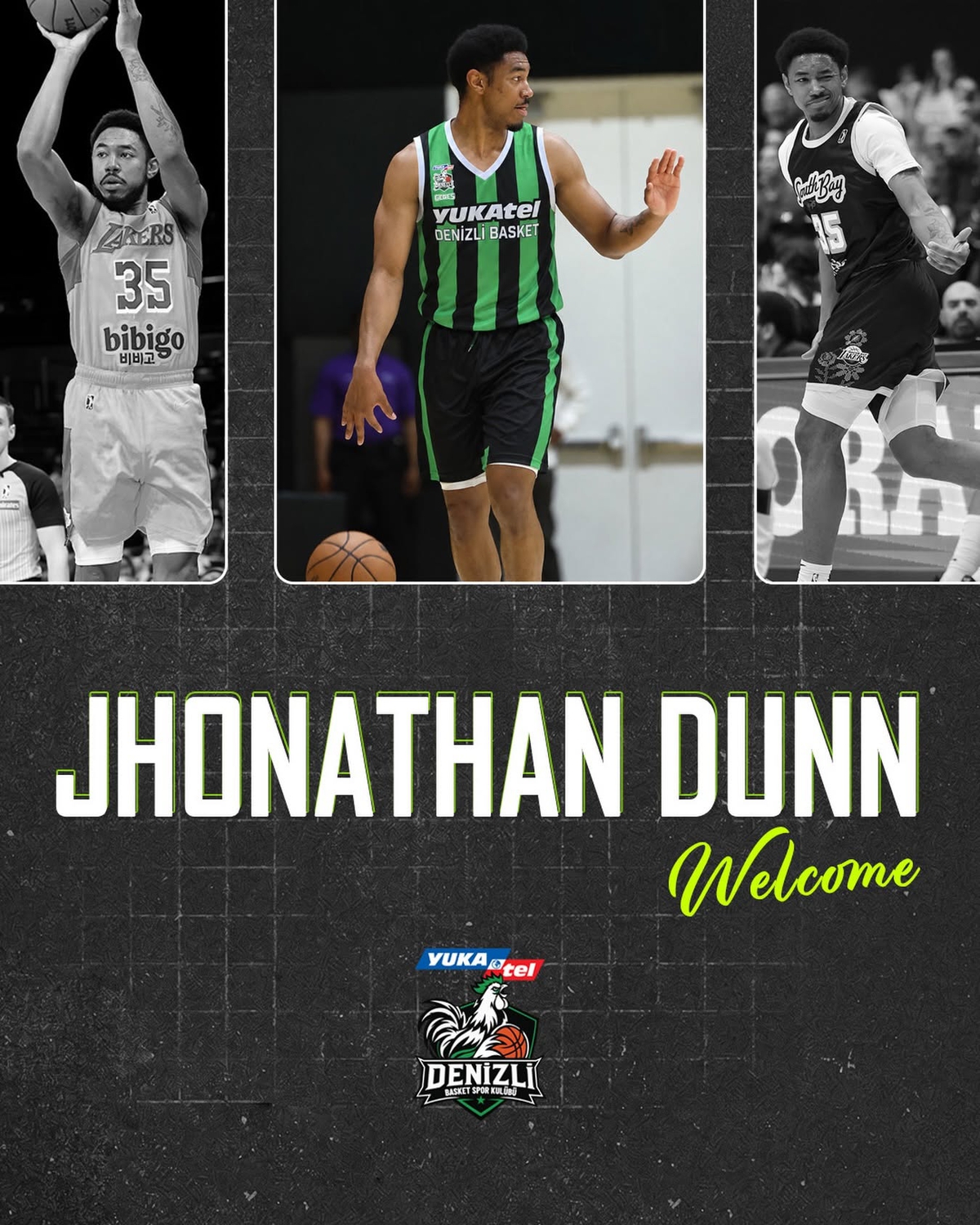 Yukatel Denizli Basket, kadrosunu ABD'li guard Jhonathan Dunn ile güçlendirdi