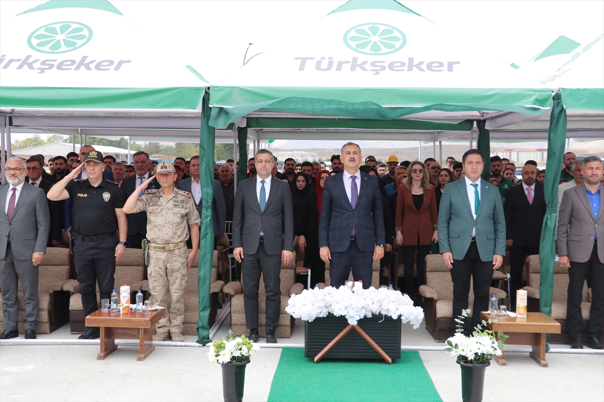 Ağrı Şeker Fabrikası 330 bin ton pancardan 39-40 bin ton şeker üretmeyi hedefliyor