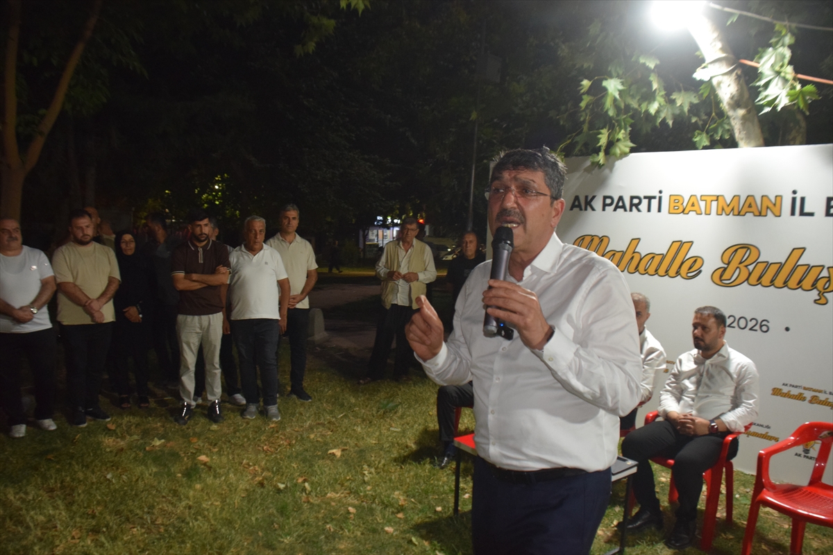 AK Partili Nasıroğlu, Batman'da silahların gömülüp yerine kalemin gelmesini istedi